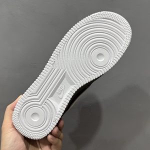 Off-White x Nike Air Force 1 '07 Suede Black White Unisex Classic Low-Top Versatile Casual Sneakers with Discount​