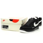 Off-White x Nike Air Force 1 '07 Suede Black White Unisex Classic Low-Top Versatile Casual Sneakers with Discount​