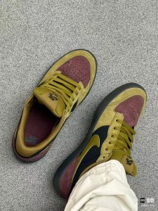 Nike SB Force 5 Series Suede Olive Green Men's & Women's Skateboarding Shoes