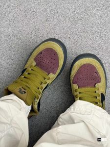 Nike SB Force 5 Series Suede Olive Green Men's & Women's Skateboarding Shoes