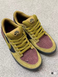 Nike SB Force 5 Series Suede Olive Green Men's & Women's Skateboarding Shoes