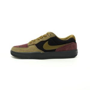 Nike SB Force 5 Series Suede Olive Green Men's & Women's Skateboarding Shoes