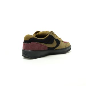 Nike SB Force 5 Series Suede Olive Green Men's & Women's Skateboarding Shoes