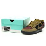 Nike SB Force 5 Series Suede Olive Green Men's & Women's Skateboarding Shoes