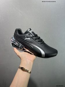 Puma Structure Cat Racer Black Silver Men’s Sneakers – Retro Running Shoes for Casual & Sport​