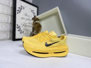 Nike Vomero Premium Yellow Men’s & Women’s Running Shoes – Lightweight Max Cushion​