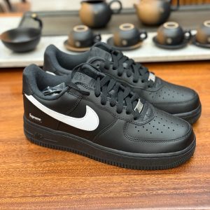 Nike Air Force 1 Low x Supreme Black Men’s & Women’s Sneakers – Classic Limited Shoes​