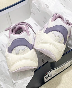 Fila Fusion Croissant Light Purple Retro Thick-Sole Lightweight Women’s Sports Shoes​