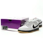 Nike SB Dunk Low Suede Grey Men Women Skateboarding Shoes​