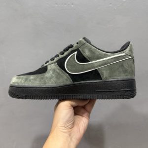 Nike Air Force 1 '07 Low Suede Dark Green Classic Sneakers Men Women​