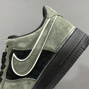 Nike Air Force 1 '07 Low Suede Dark Green Classic Sneakers Men Women​