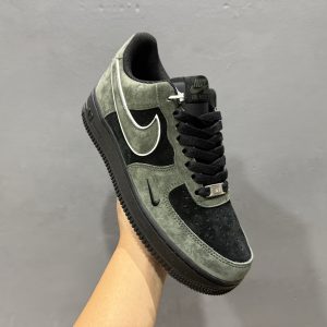 Nike Air Force 1 '07 Low Suede Dark Green Classic Sneakers Men Women​