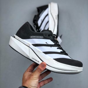 Adidas Adizero Adios 5 Black White Lightweight Breathable Racing Running Shoes Men Women​