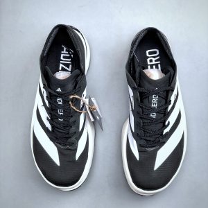 Adidas Adizero Adios 5 Black White Lightweight Breathable Racing Running Shoes Men Women​