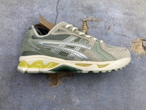 ASICS Gel Kayano 14 Green Lightweight Cushioned Running Shoes Men Women​