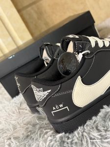Travis Scott x Jordan Air 1 Low OG Black White Classic Sneakers Men Women​