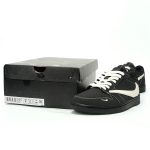 Travis Scott x Jordan Air 1 Low OG Black White Classic Sneakers Men Women​