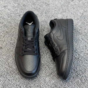 Air Jordan 1 Low Triple Black Classic Retro Basketball Casual Sneakers Men Women​