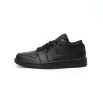 Air Jordan 1 Low Triple Black Classic Retro Basketball Casual Sneakers Men Women​