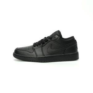 Air Jordan 1 Low Triple Black Classic Retro Basketball Casual Sneakers Men Women​