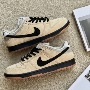 Nike SB Dunk Low Pro Suede Khaki Men’s Skateboarding Shoes​