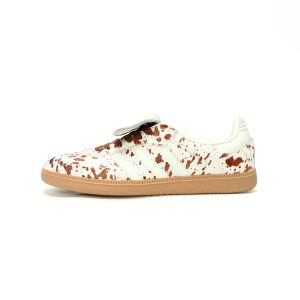Adidas Originals Samba LT Hair On Hide White Brown Classic Sneakers Men Women​