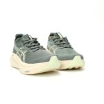 Asics Gel-Nimbus 27 Grey Lightweight Breathable Running Shoes Men Women​