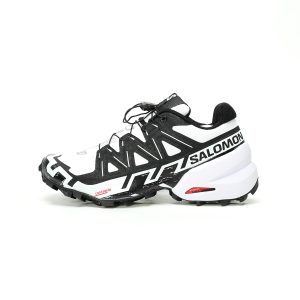 Salomon Speedcross 6 White Black Men’s Urban Trail Performance Breathable Outdoor Sneakers​