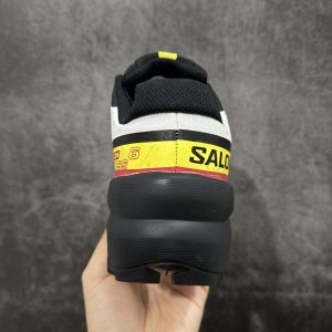 Salomon Speedcross 6 White Yellow Men’s Urban Trail Performance Breathable Outdoor Sneakers​