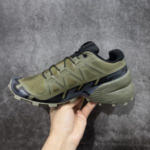 Salomon Speedcross 6 Olive Green Men’s Urban Trail Outdoor Performance Sneakers​