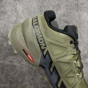 Salomon Speedcross 6 Olive Green Men’s Urban Trail Outdoor Performance Sneakers​