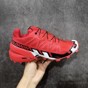 Salomon Speedcross 6 Red Men’s Urban Trail Outdoor Performance Sneakers​