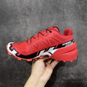 Salomon Speedcross 6 Red Men’s Urban Trail Outdoor Performance Sneakers​