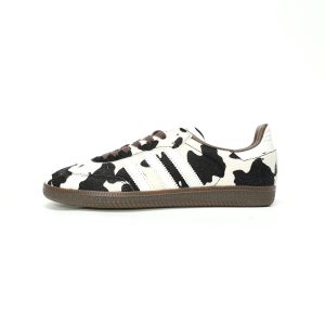 Adidas Originals Samba OG Cow Print Brown Women Street Casual Sports Shoes​