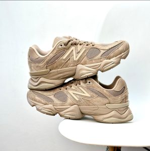 New Balance NB 9060 Brown Suede Retro Sneakers for Men and Women​