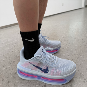 Nike Vomero Premium White Pink Lightweight Thick Sole Running Sneakers for Men and Women​