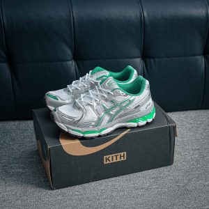 Asics Gel Kayano 12.1 Silver Lightweight Cushioned City Running Shoes for Men and Women​