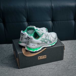 Asics Gel Kayano 12.1 Silver Lightweight Cushioned City Running Shoes for Men and Women​