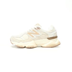 New Balance NB 9060 Suede Beige Men and Women​ Shoes