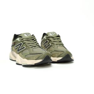 New Balance NB 9060 Suede Retro Olive Green Shoes for Men and Women​