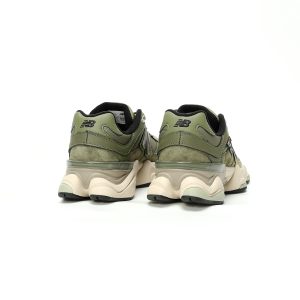 New Balance NB 9060 Suede Retro Olive Green Shoes for Men and Women​