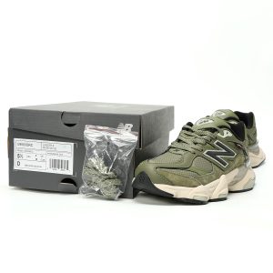 New Balance NB 9060 Suede Retro Olive Green Shoes for Men and Women​