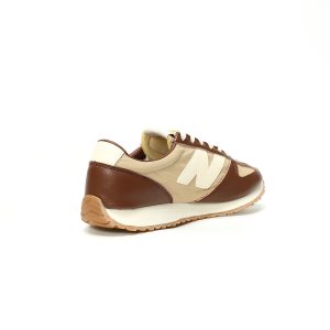 New Balance U471 Leather Khaki Classic Sneakers for Men and Women