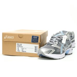 Asics Gel-1130 Silver Retro Running Shoes for Men and Women​