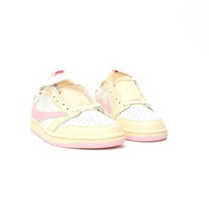 Travis Scott X Air Jordan 1 Low OG SP Leather Pink Classic Shoes for Men and Women​