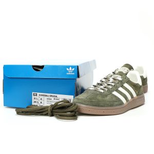 Adidas Originals Handball SPZL Suede Olive Green Casual Shoes for Men and Women​