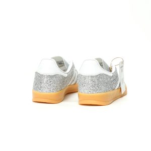 Adidas Gazelle Indoor Trainers Men’s and Women’s Silver Casual Shoes​