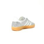 Adidas Gazelle Indoor Trainers Men’s and Women’s Silver Casual Shoes​