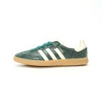 Adidas Originals Samba OG Snake Print Green Retro Casual Shoes Men’s and Women’s​