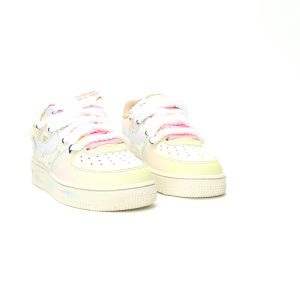 Nike Air Force 1 '07 Low Women's Leather Sneakers - Off-White Classic Casual Shoes
